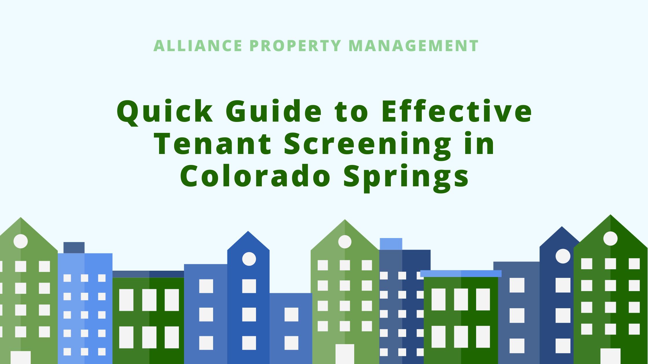 Quick Guide to Effective Tenant Screening in Colorado Springs